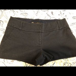 Maurice’s navy textured shorts